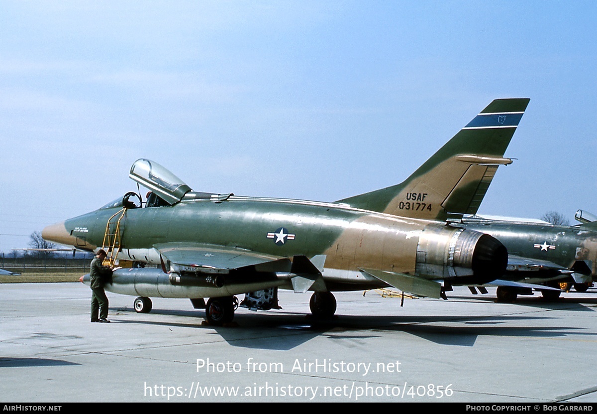 Aircraft Photo of 53-1774 / 0-31774 | North American F-100C Super Sabre | USA - Air Force | AirHistory.net #40856