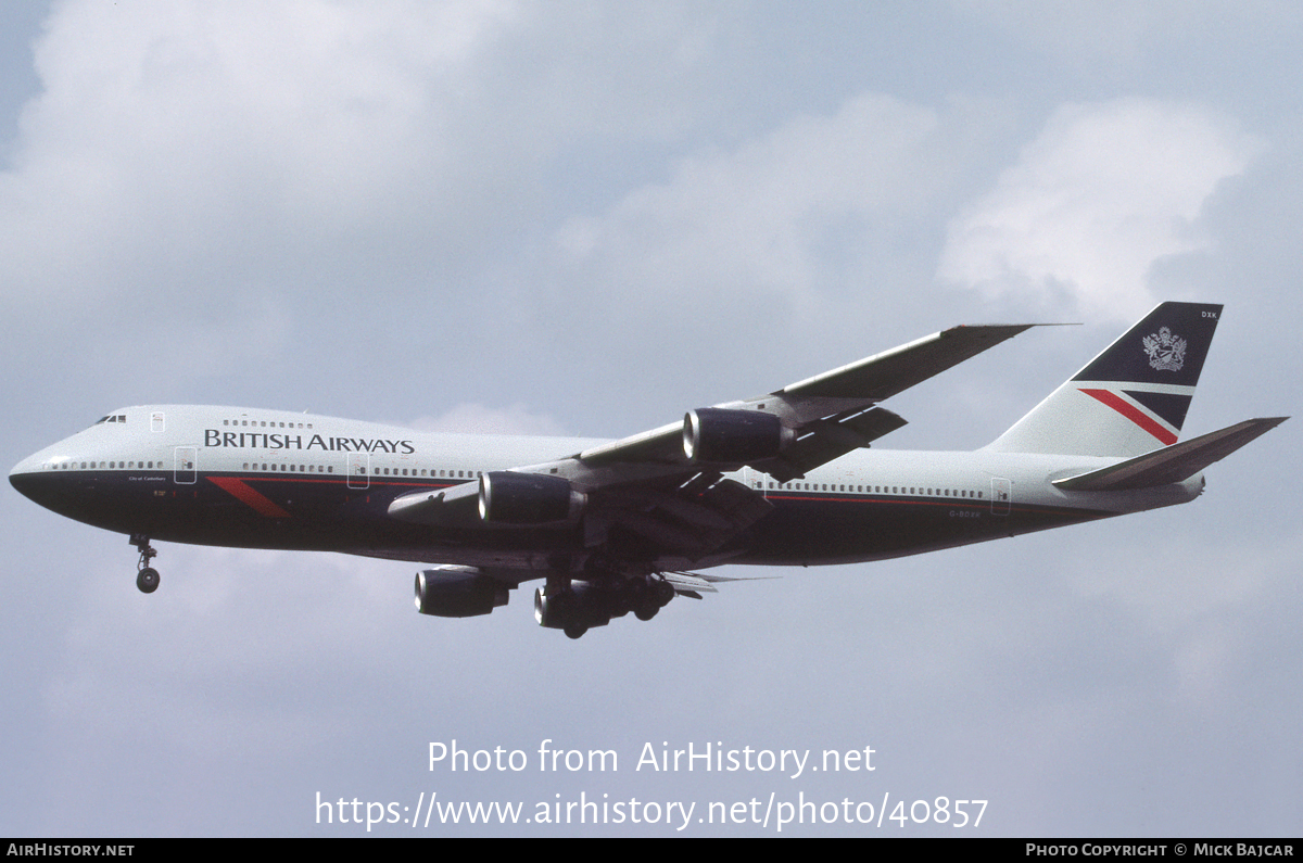 Aircraft Photo of G-BDXK | Boeing 747-236B | British Airways | AirHistory.net #40857