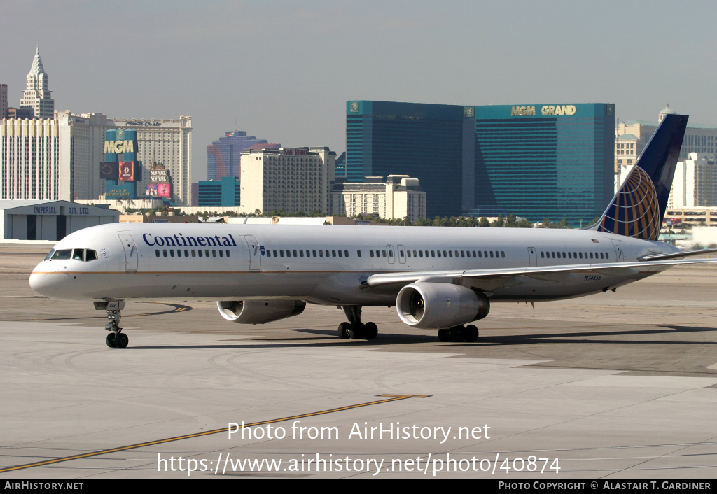 Aircraft Photo of N21108 | Boeing 757-224 | Continental Airlines | AirHistory.net #40874