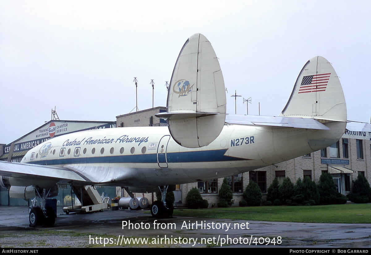 Aircraft Photo of N273R | Lockheed L-749A Constellation | Central American Airways | AirHistory.net #40948