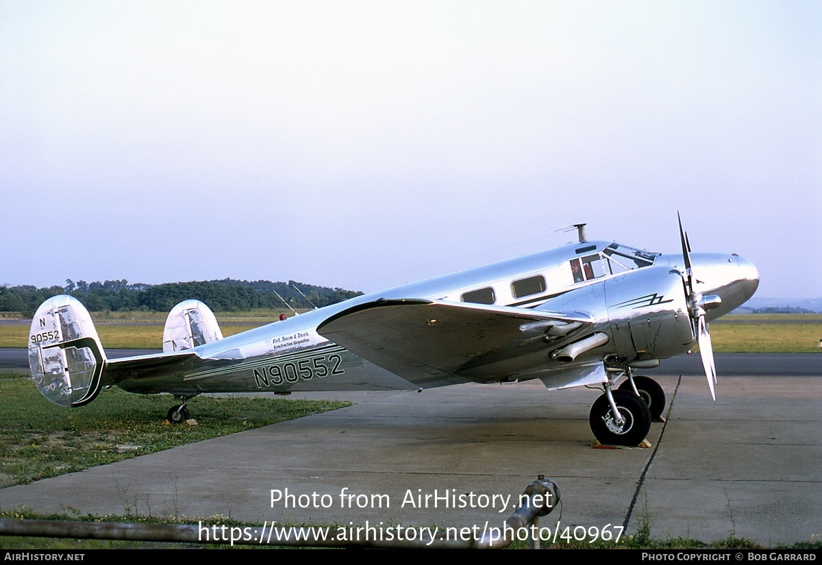 Aircraft Photo of N90552 | Beech D18S | AirHistory.net #40967