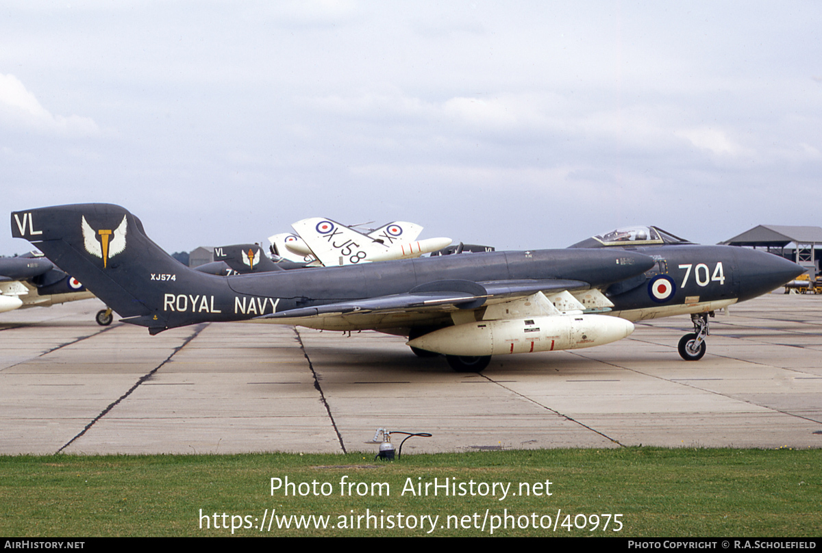 Aircraft Photo of XJ574 | De Havilland D.H. 110 Sea Vixen FAW2 | UK - Navy | AirHistory.net #40975