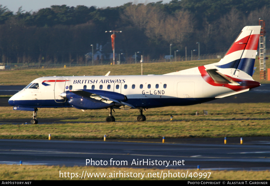 Aircraft Photo of G-LGND | Saab 340B | British Airways | AirHistory.net #40997