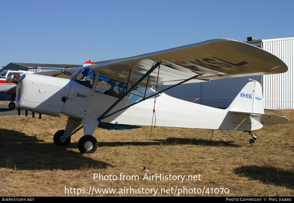 Aircraft Photo of VH-KSL | Auster J-5 | AirHistory.net #41070