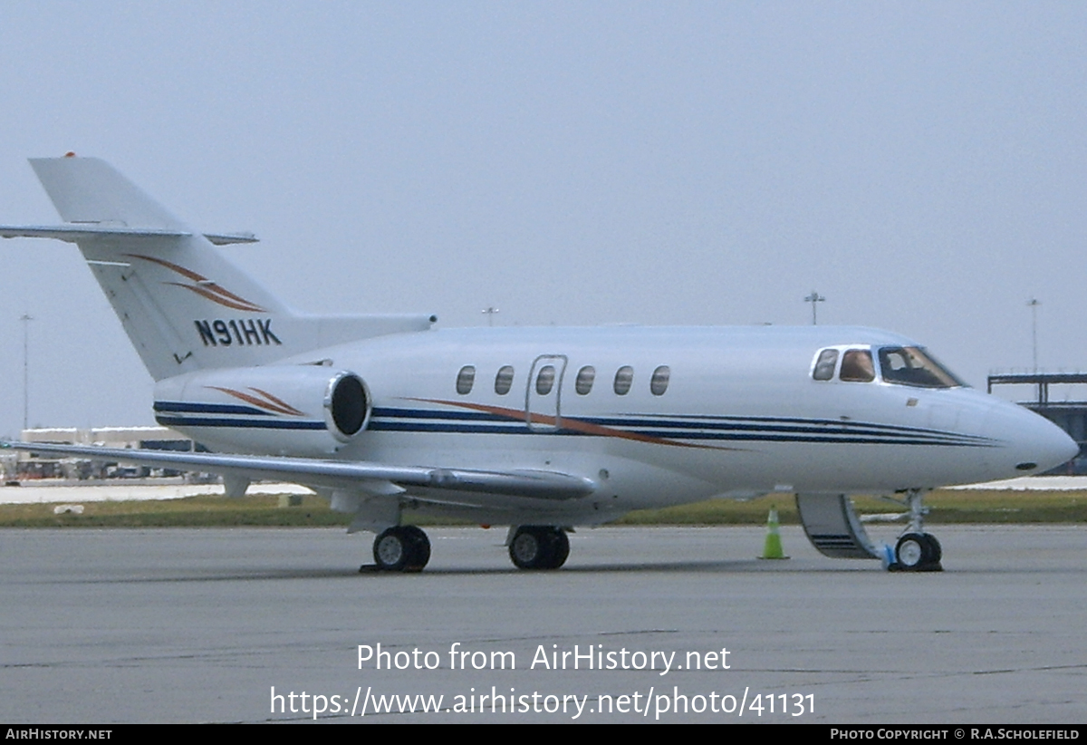 Aircraft Photo of N91HK | British Aerospace BAe-125-800B/XP | Mueller East Inc | AirHistory.net #41131