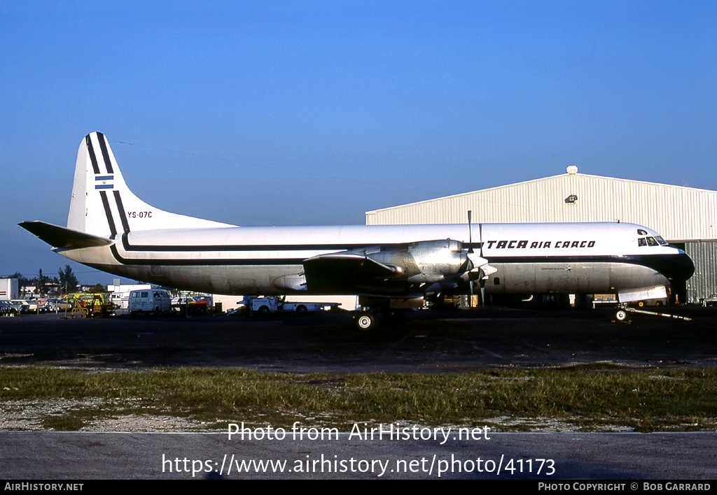 Aircraft Photo Of Ys 07c Lockheed L 188a F Electra