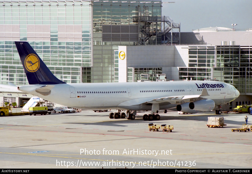 Aircraft Photo of D-AIGY | Airbus A340-313 | Lufthansa | AirHistory.net #41236