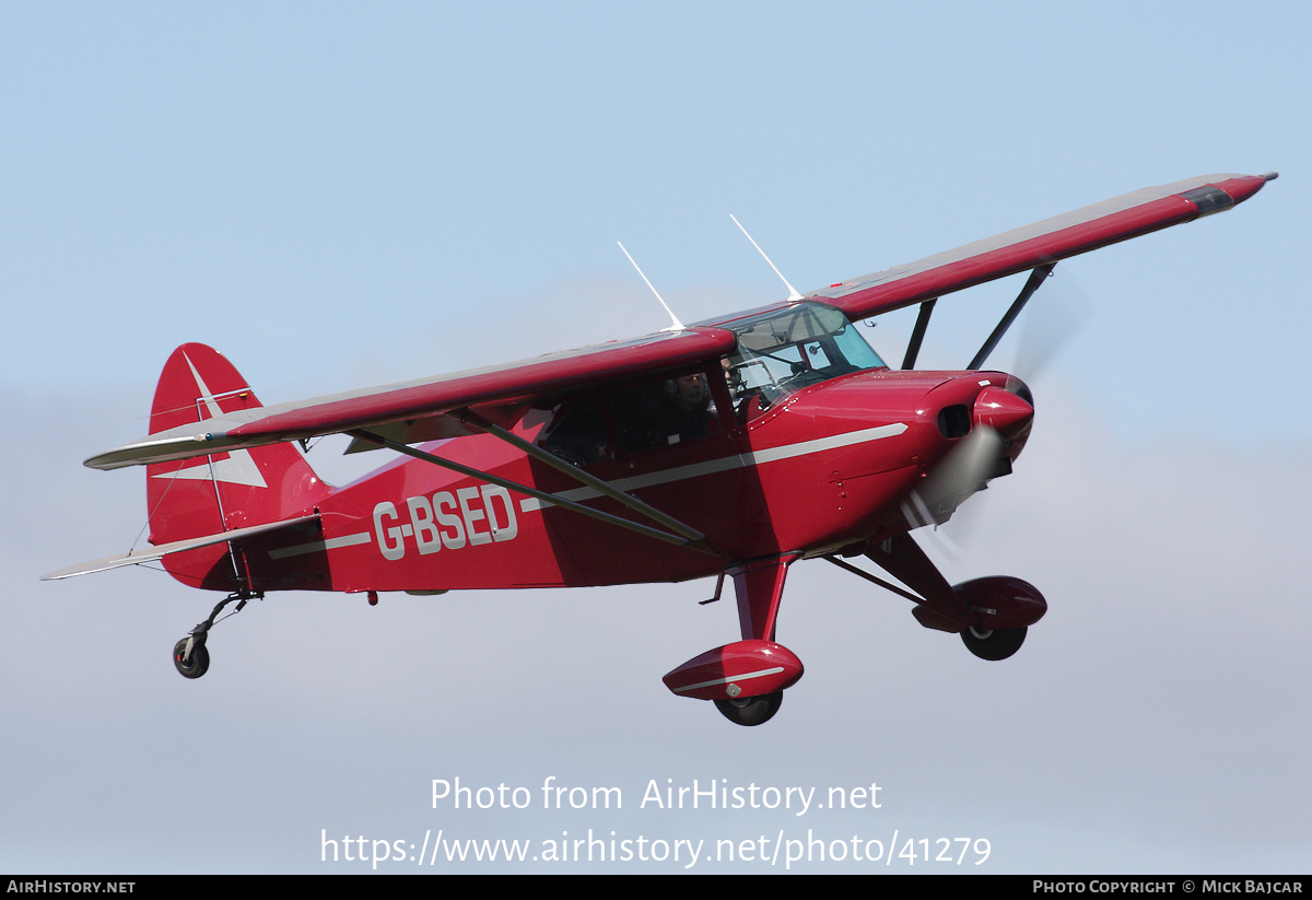 Aircraft Photo of G-BSED | Piper PA-22/20-160 Pacer | AirHistory.net #41279