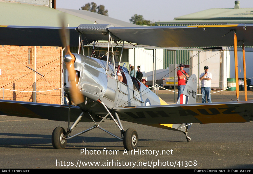 Aircraft Photo of VH-AUZ / A17-159 | De Havilland D.H. 82A Tiger Moth | Australia - Air Force | AirHistory.net #41308