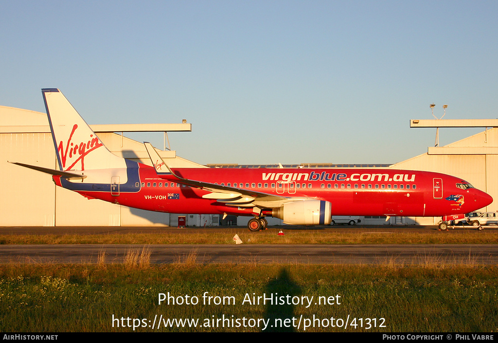 Aircraft Photo of VH-VOH | Boeing 737-86N | Virgin Blue Airlines | AirHistory.net #41312