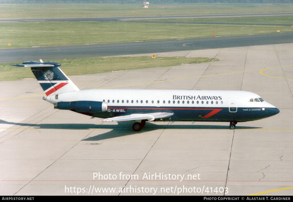 Aircraft Photo of G-AWBL | BAC 111-416EK One-Eleven | British Airways | AirHistory.net #41403