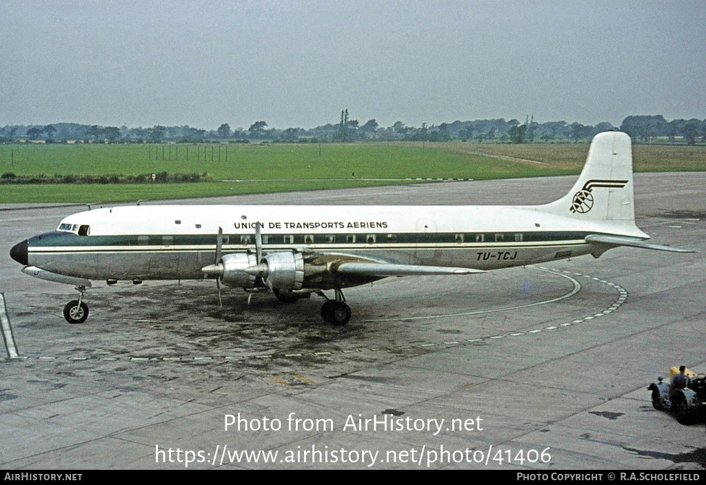 Aircraft Photo of TU-TCJ | Douglas DC-6B | UTA - Union de Transports Aériens | AirHistory.net #41406