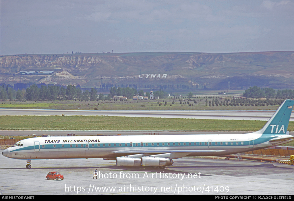 Aircraft Photo of N797FT | McDonnell Douglas DC-8-63CF | Trans International Airlines - TIA | AirHistory.net #41409