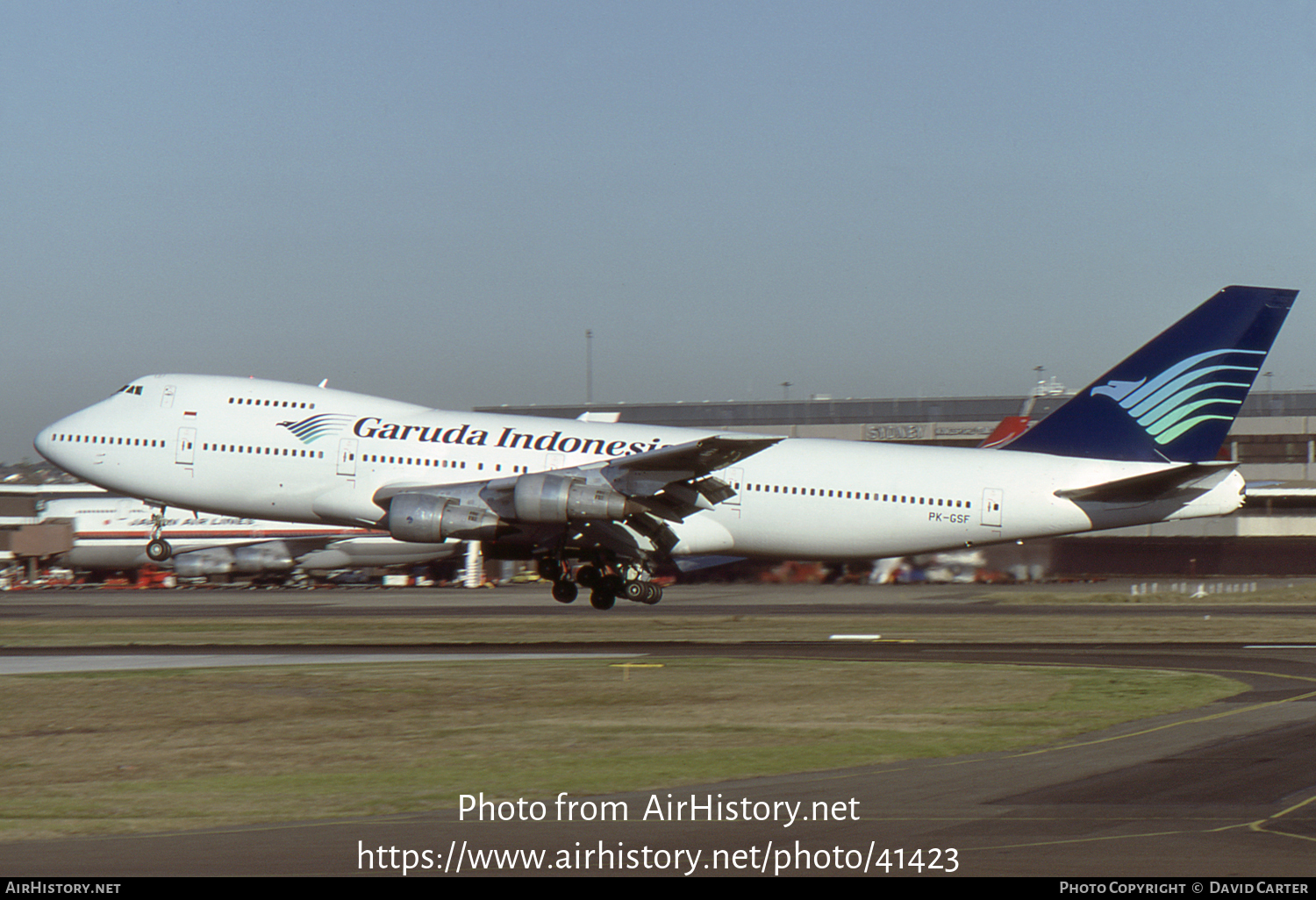 Aircraft Photo of PK-GSF | Boeing 747-2U3B | Garuda Indonesia | AirHistory.net #41423