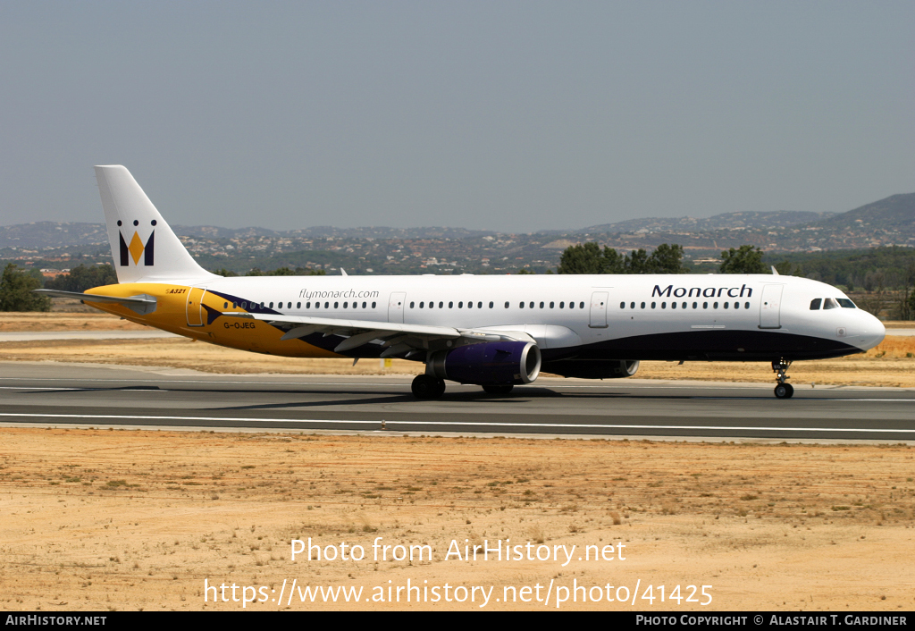 Aircraft Photo of G-OJEG | Airbus A321-231 | Monarch Airlines | AirHistory.net #41425