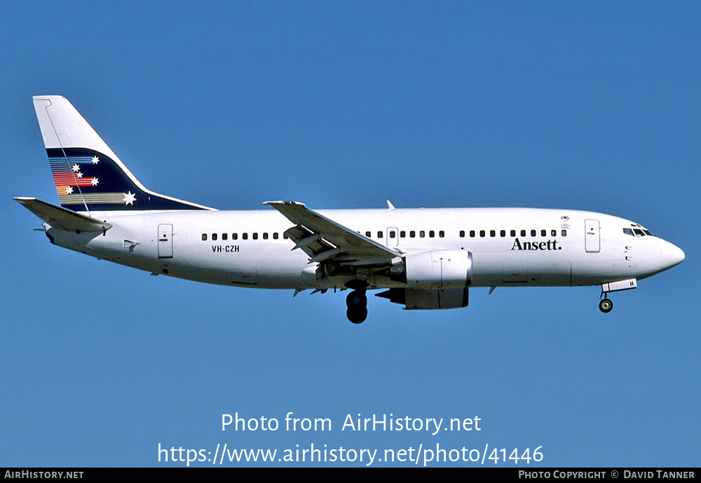 Aircraft Photo of VH-CZH | Boeing 737-377 | Ansett | AirHistory.net #41446