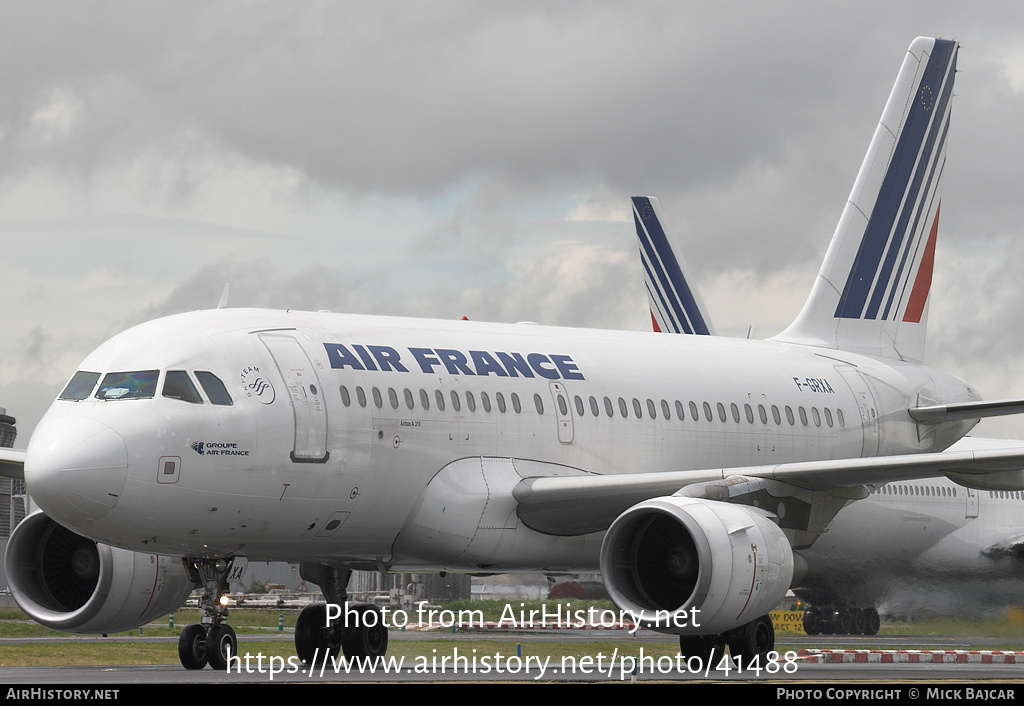 Aircraft Photo of F-GRXA | Airbus A319-111 | Air France | AirHistory.net #41488