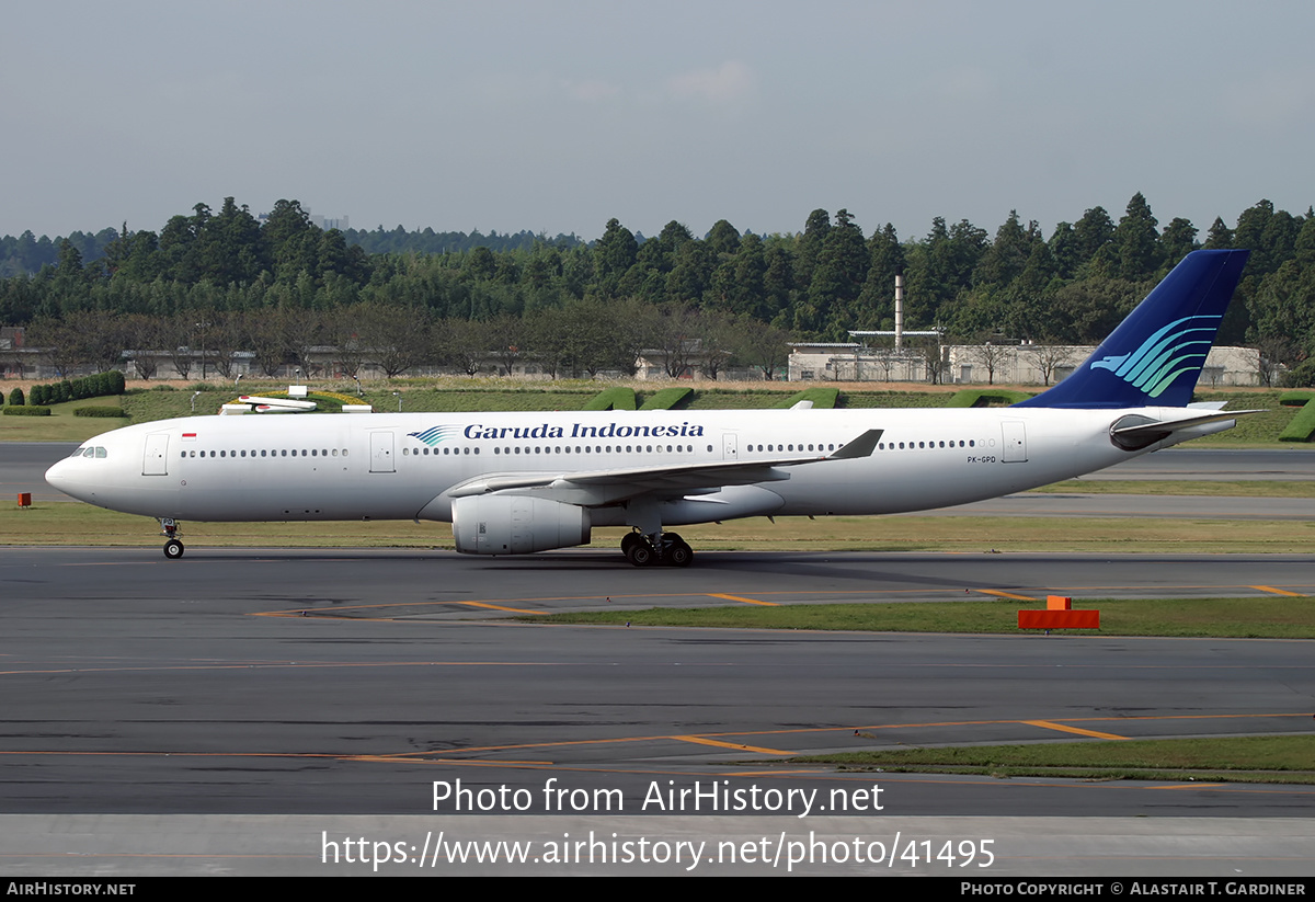 Aircraft Photo of PK-GPD | Airbus A330-341 | Garuda Indonesia | AirHistory.net #41495