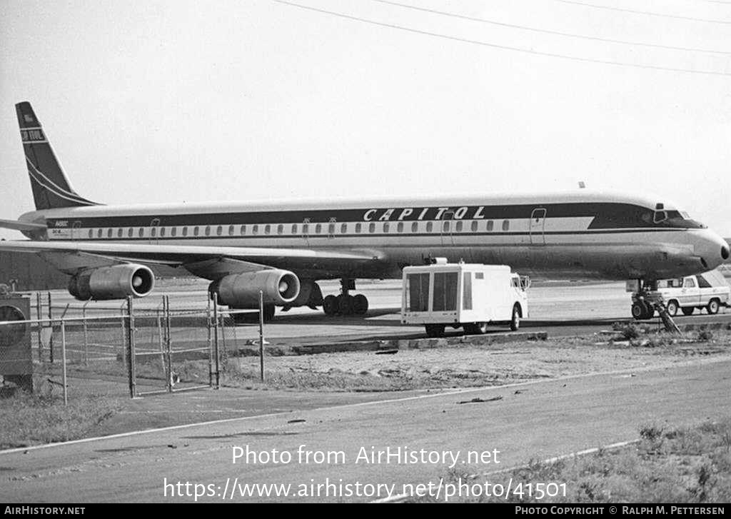 Aircraft Photo of N4910C | McDonnell Douglas DC-8-63CF | Capitol Airways | AirHistory.net #41501