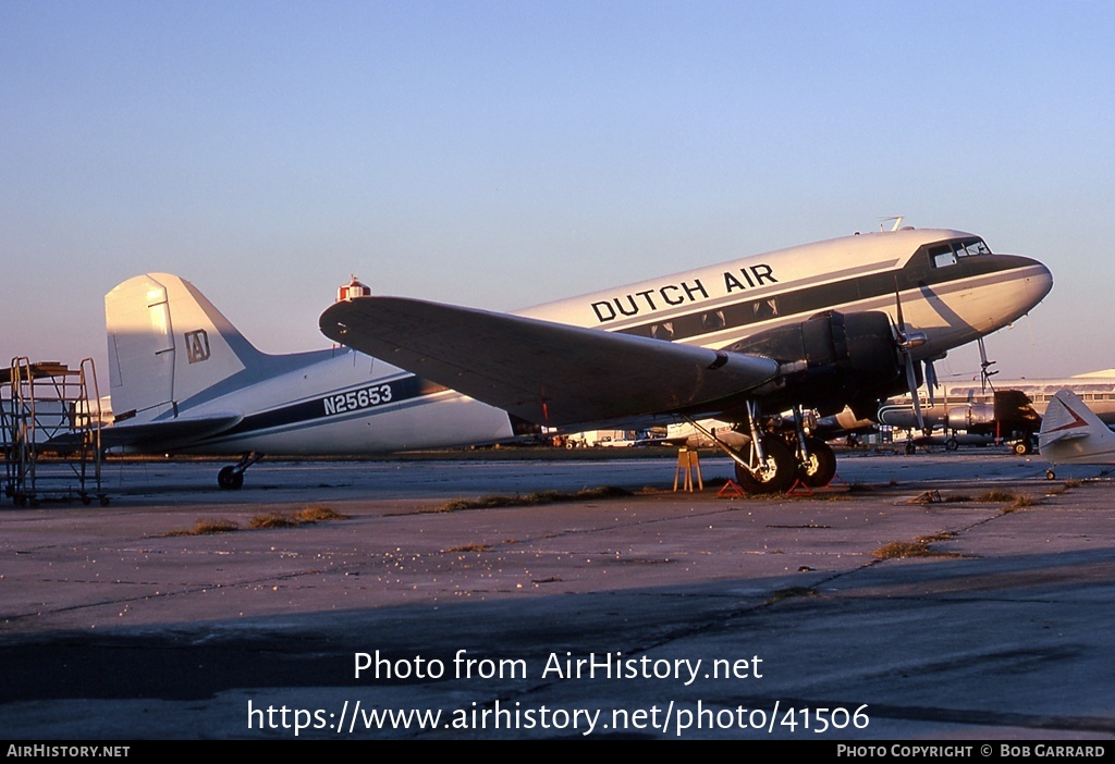 Aircraft Photo of N25653 | Douglas DC-3A | Dutch Air | AirHistory.net #41506