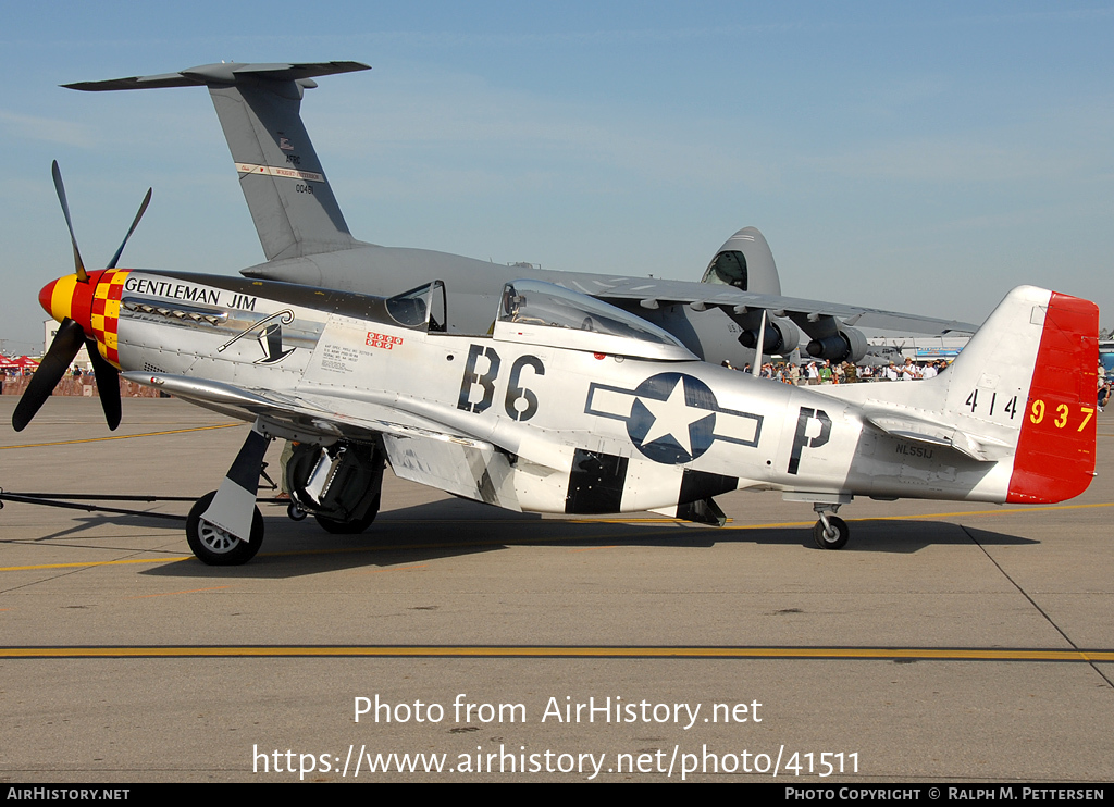 Aircraft Photo of N551J / NL551J / 414937 | North American P-51D Mustang | USA - Air Force | AirHistory.net #41511