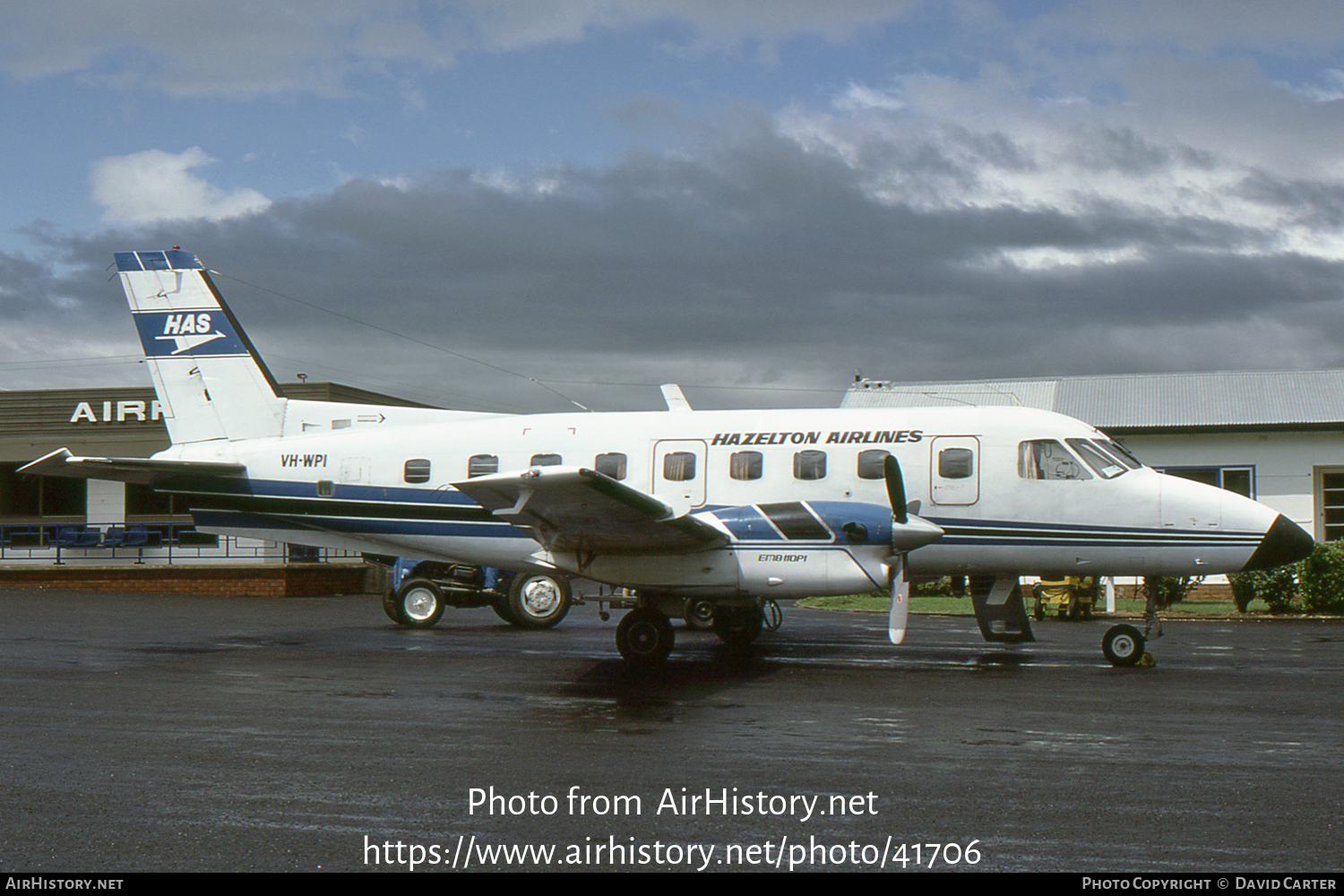 Aircraft Photo of VH-WPI | Embraer EMB-110P1 Bandeirante | Hazelton Airlines | AirHistory.net #41706