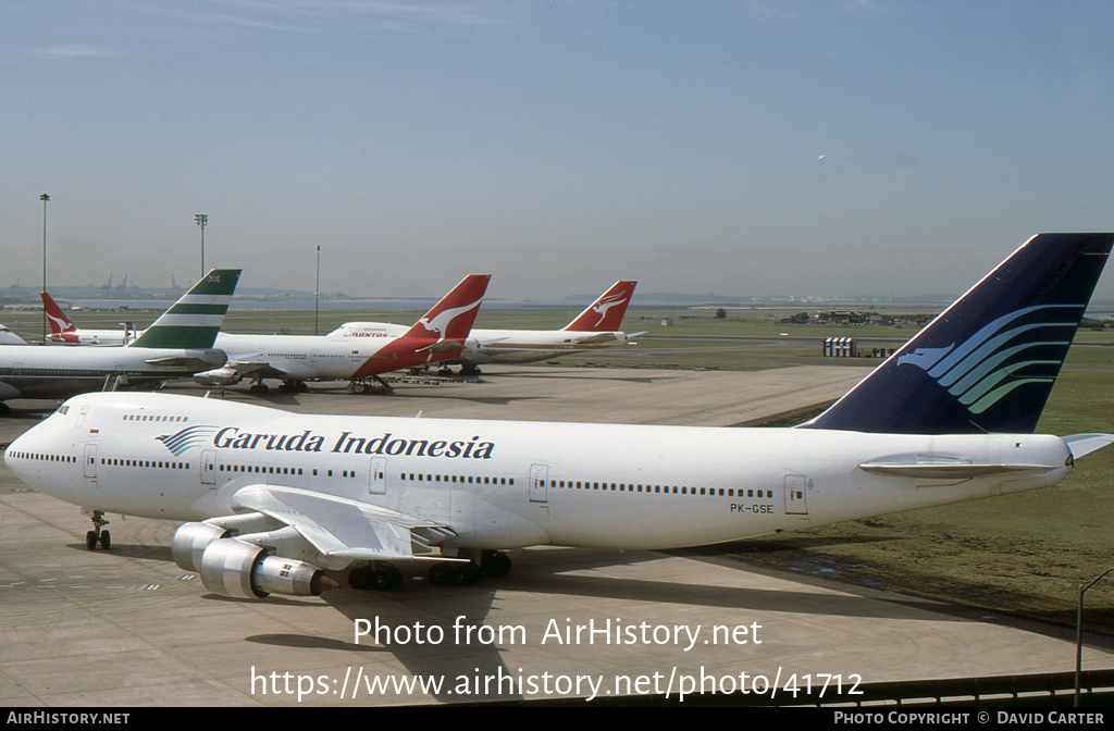 Aircraft Photo of PK-GSE | Boeing 747-2U3B | Garuda Indonesia | AirHistory.net #41712