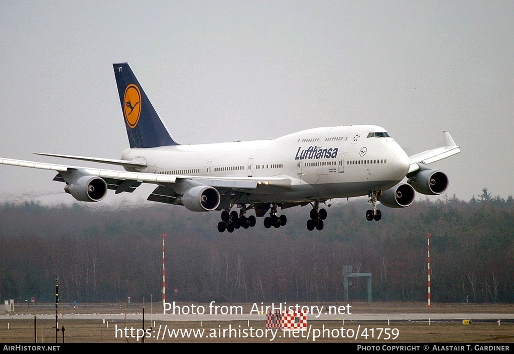 Aircraft Photo of D-ABVT | Boeing 747-430 | Lufthansa | AirHistory.net #41759