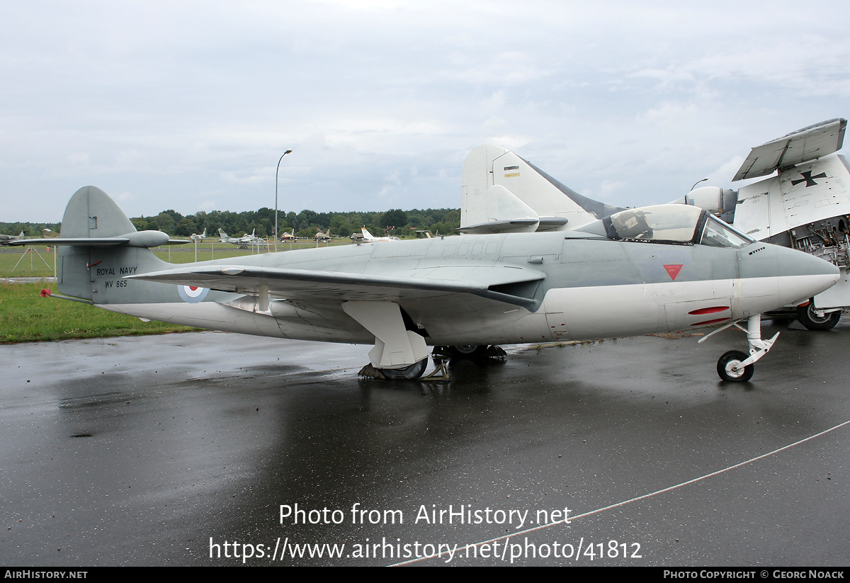 Aircraft Photo of WV865 | Hawker Sea Hawk FGA6 | UK - Navy | AirHistory.net #41812