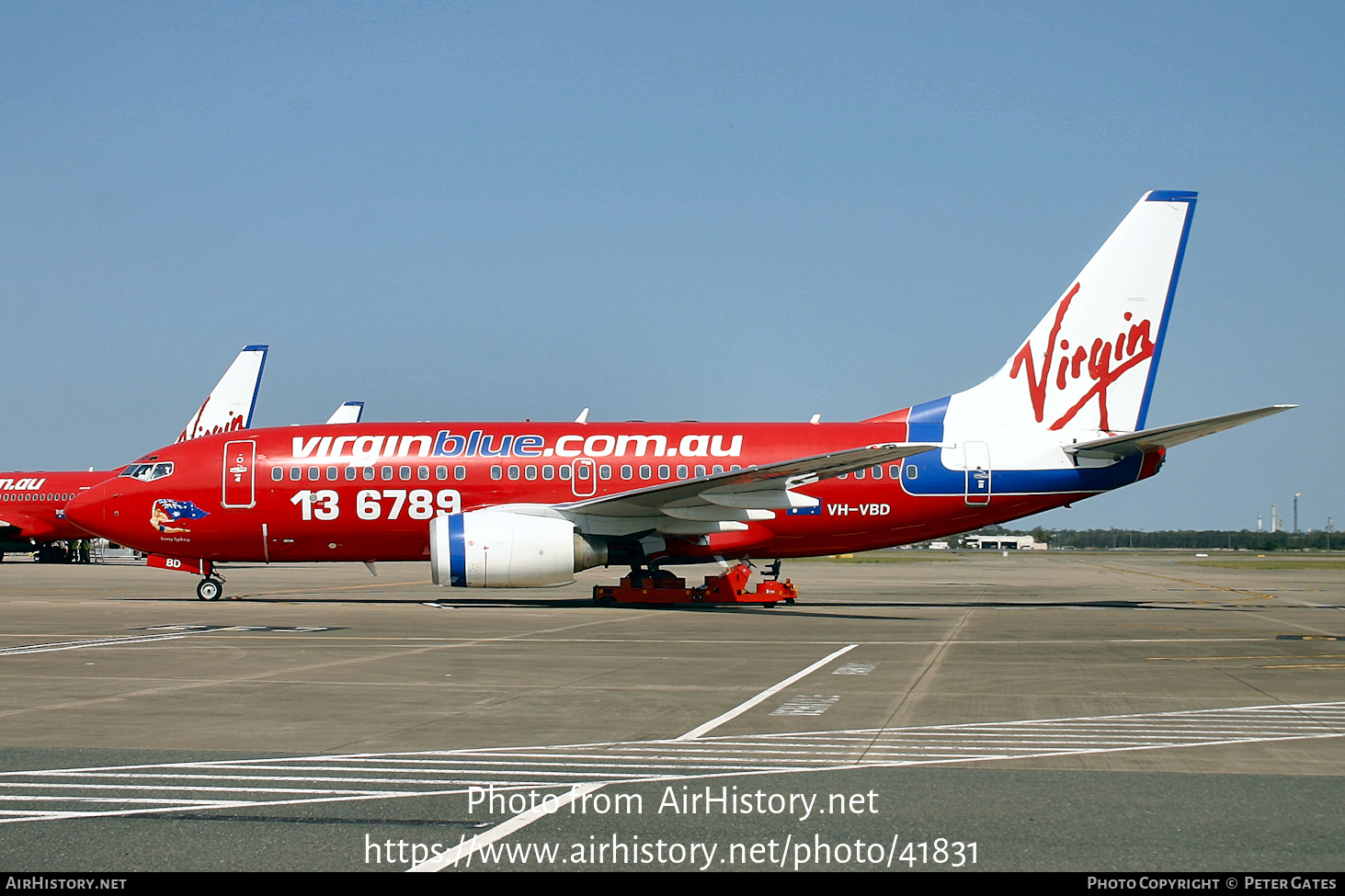 Aircraft Photo of VH-VBD | Boeing 737-7Q8 | Virgin Blue Airlines | AirHistory.net #41831