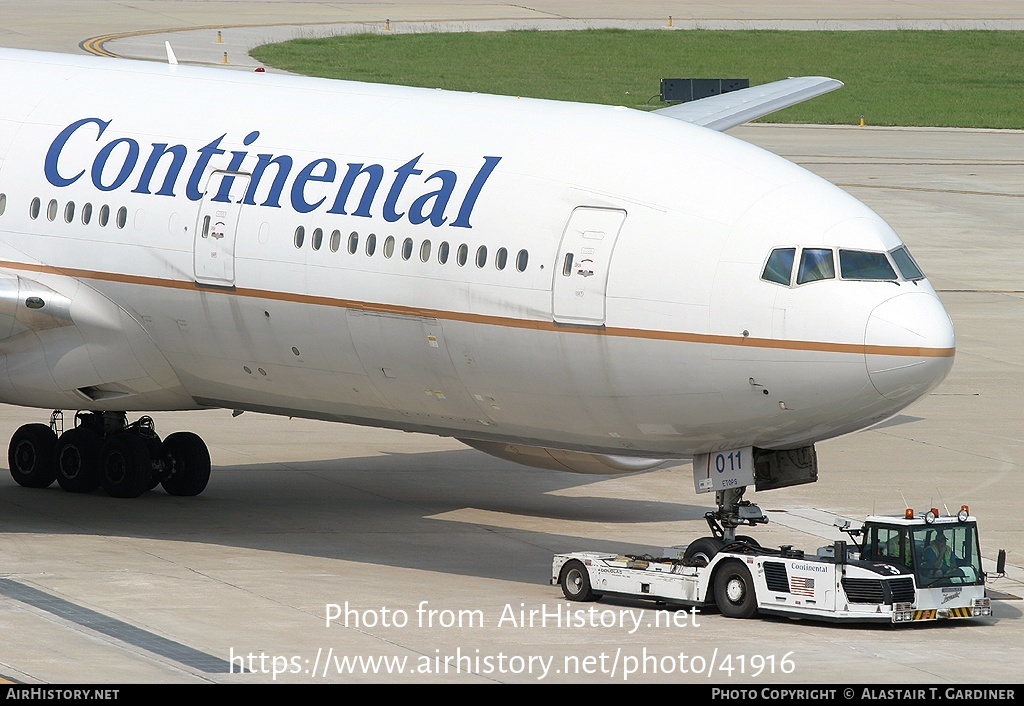 Aircraft Photo of N79011 | Boeing 777-224/ER | Continental Airlines | AirHistory.net #41916