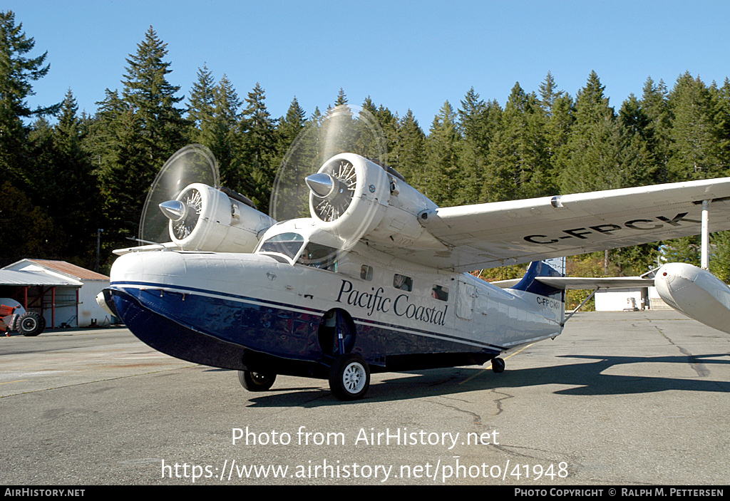 Aircraft Photo of C-FPCK | Grumman G-21A Goose | Pacific Coastal Airlines | AirHistory.net #41948