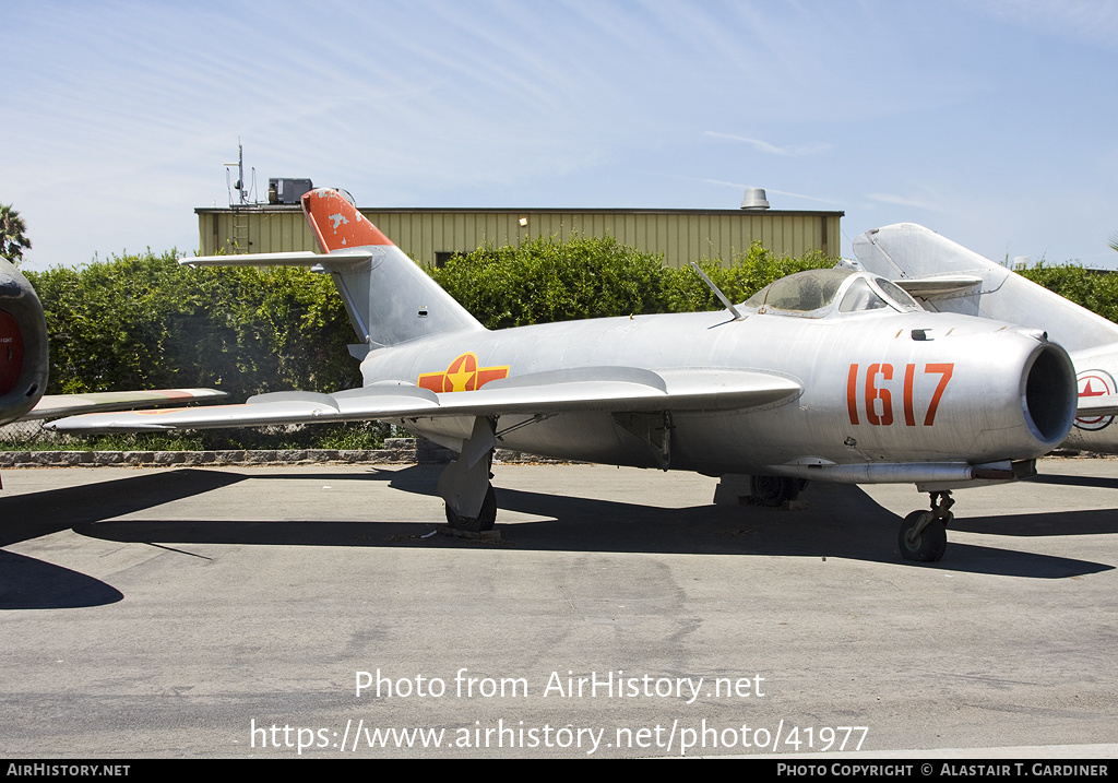 Aircraft Photo of 1617 | PZL-Mielec Lim-5P (MiG-17PF) | Vietnam - Air Force | AirHistory.net #41977