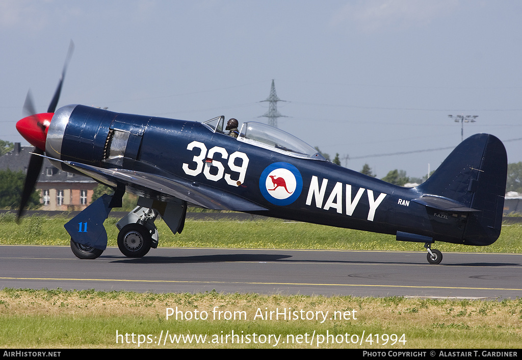 Aircraft Photo of F-AZXL | Hawker Fury FB10 | Australia - Navy | AirHistory.net #41994