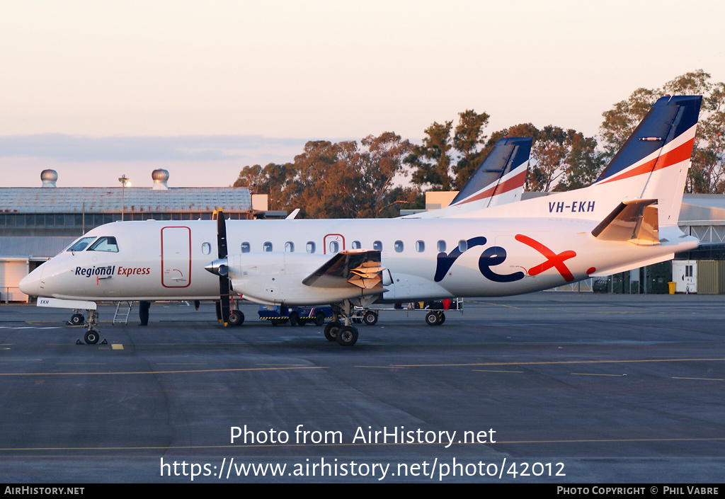 Aircraft Photo of VH-EKH | Saab 340B/Plus | REX - Regional Express | AirHistory.net #42012