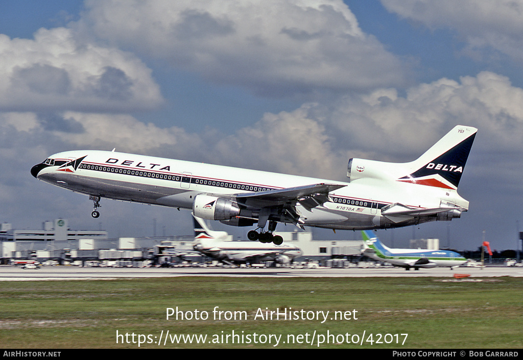 Aircraft Photo of N707DA | Lockheed L-1011-385-1 TriStar 1 | Delta Air Lines | AirHistory.net #42017