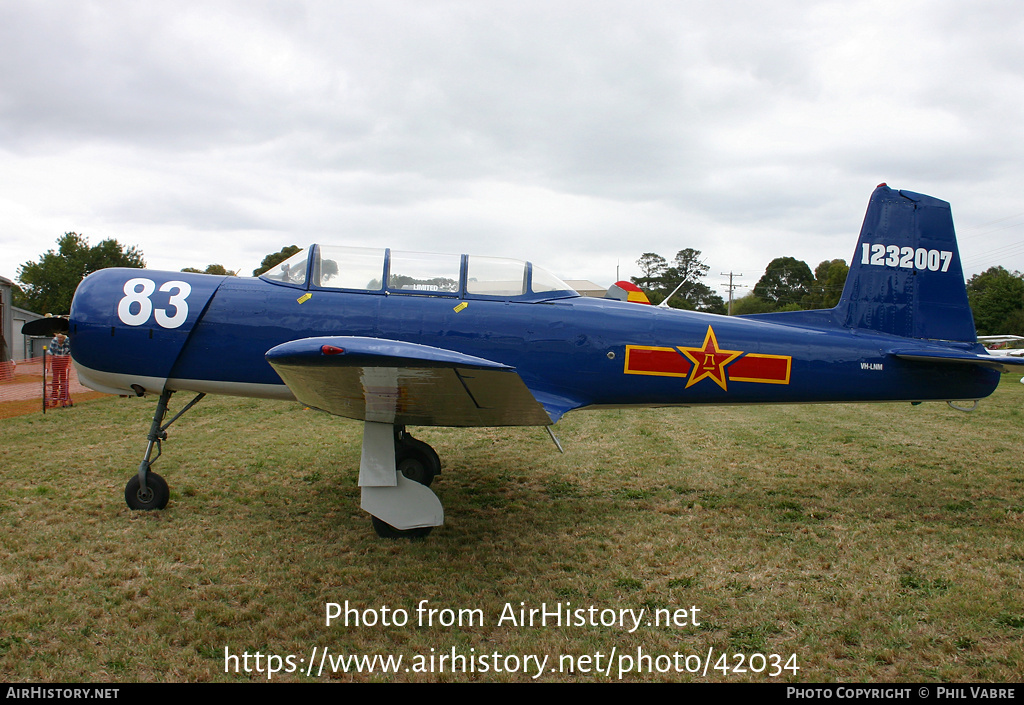 Aircraft Photo of VH-LNM | Nanchang CJ-6A | China - Air Force | AirHistory.net #42034