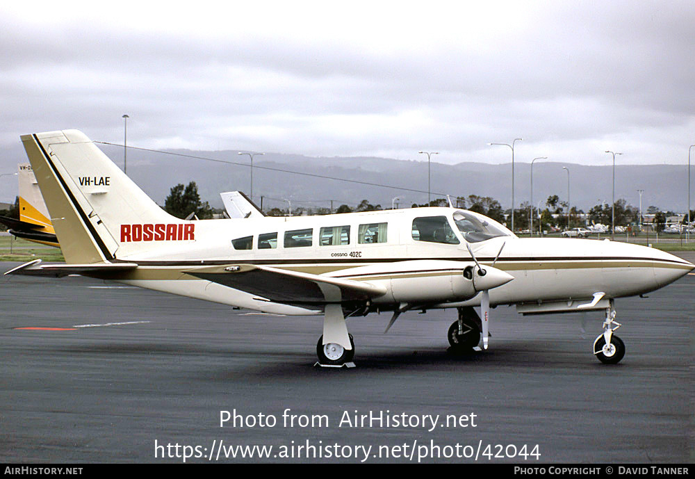 Aircraft Photo of VH-LAE | Cessna 402C | Rossair | AirHistory.net #42044