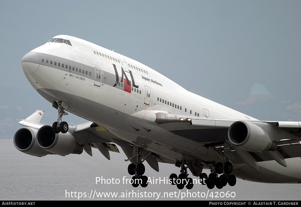 Aircraft Photo of JA8078 | Boeing 747-446 | Japan Airlines - JAL | AirHistory.net #42060