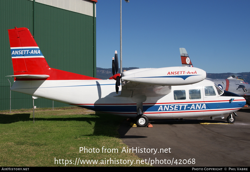 Aircraft Photo of VH-MMP | Piaggio P-166AL-1 | Ansett - ANA | AirHistory.net #42068