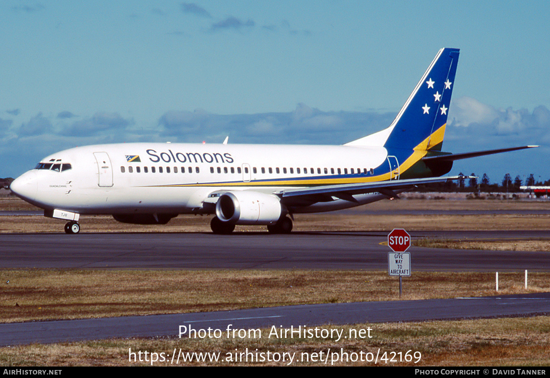 Aircraft Photo of VH-TJB | Boeing 737-376 | Solomons - Solomon Airlines | AirHistory.net #42169