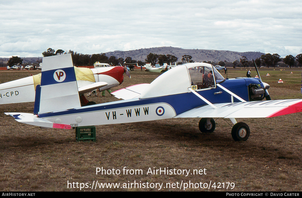 Aircraft Photo of VH-WWW | Evans VP-1 | AirHistory.net #42179