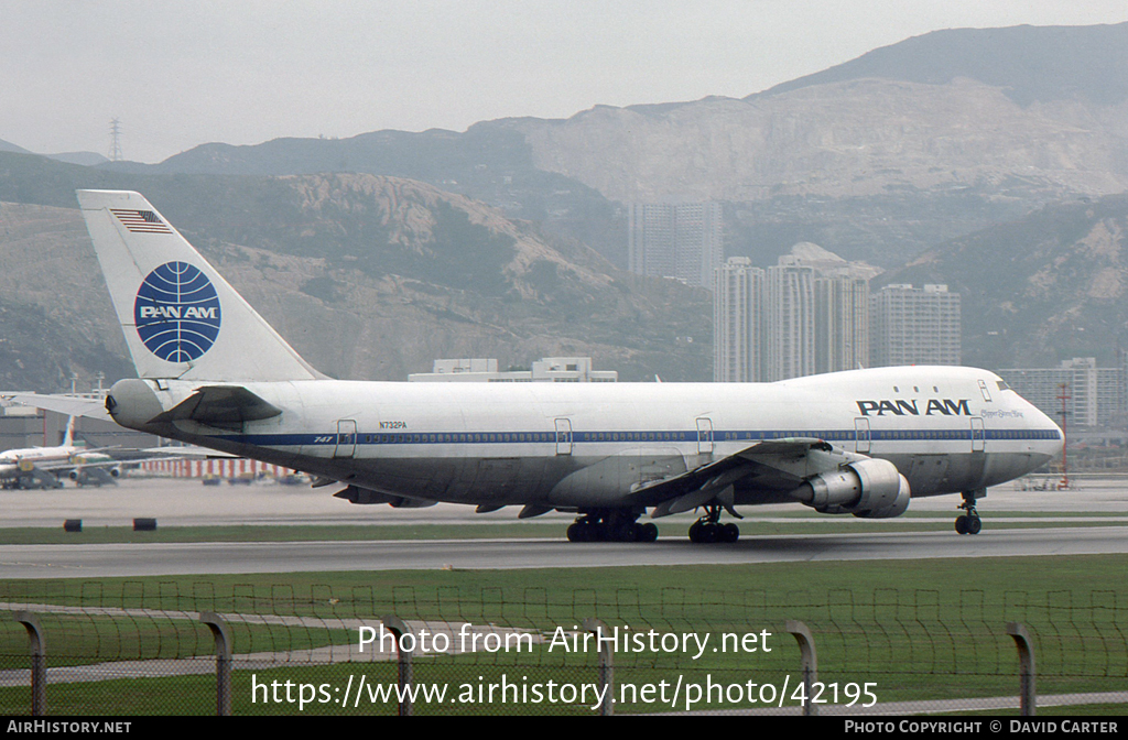 Aircraft Photo of N732PA | Boeing 747-121 | Pan American World Airways - Pan Am | AirHistory.net #42195