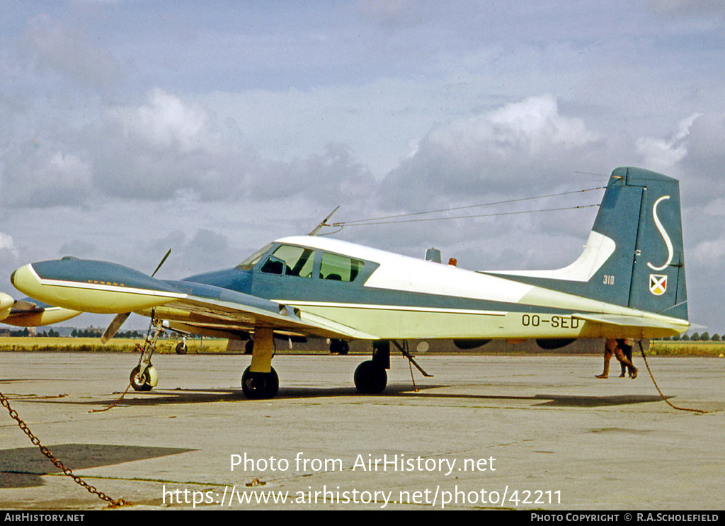 Aircraft Photo of OO-SED | Cessna 310B | Sabena École d'Aviation Civile | AirHistory.net #42211