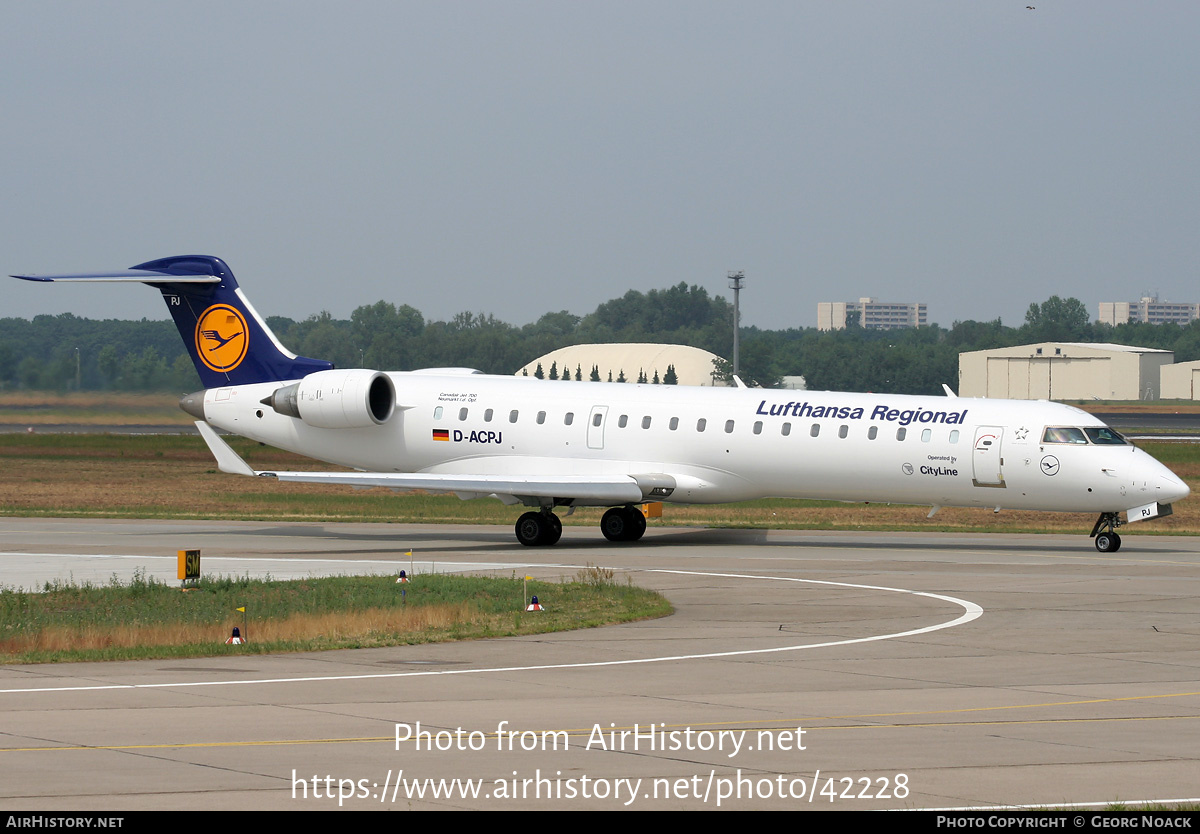 Aircraft Photo of D-ACPJ | Bombardier CRJ-701ER (CL-600-2C10) | Lufthansa Regional | AirHistory.net #42228