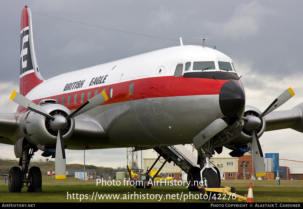 Aircraft Photo of G-APSA | Douglas DC-6A(C) | British Eagle International Airlines | AirHistory.net #42276