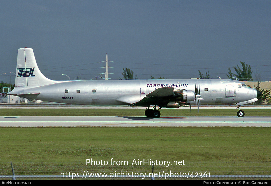 Aircraft Photo of N869TA | Douglas DC-7C(F) | Trans-Air-Link - TAL | AirHistory.net #42361