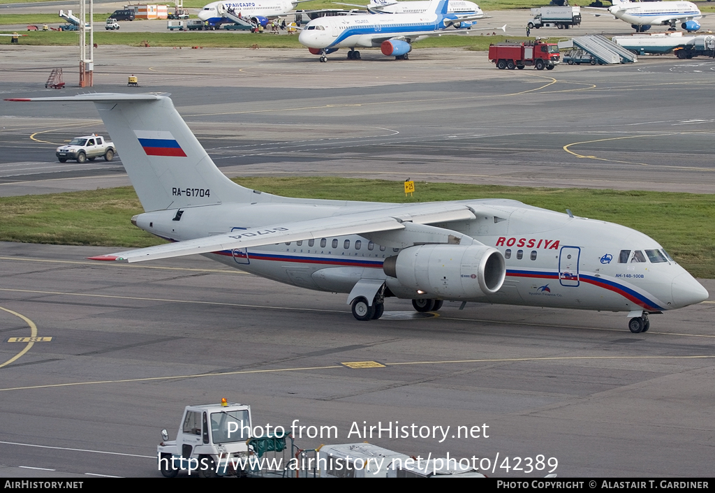 Aircraft Photo of RA-61704 | Antonov An-148-100B | Rossiya - Special Flight Detachment | AirHistory.net #42389