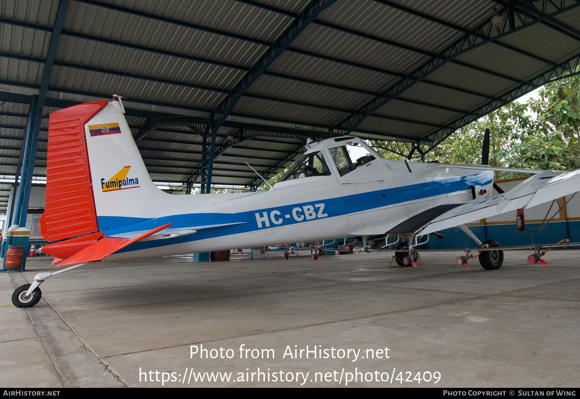 Aircraft Photo of HC-CBZ | Cessna T188C Ag Husky | Fumipalma | AirHistory.net #42409