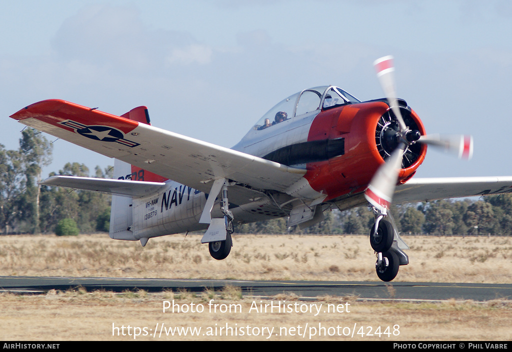 Aircraft Photo of VH-NAW / 138278 | North American T-28B Trojan | USA - Navy | AirHistory.net #42448